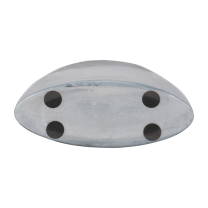 18155-01  GLASS, 9" HANDMADE VASE, BLUE( Sagebrook Home  )