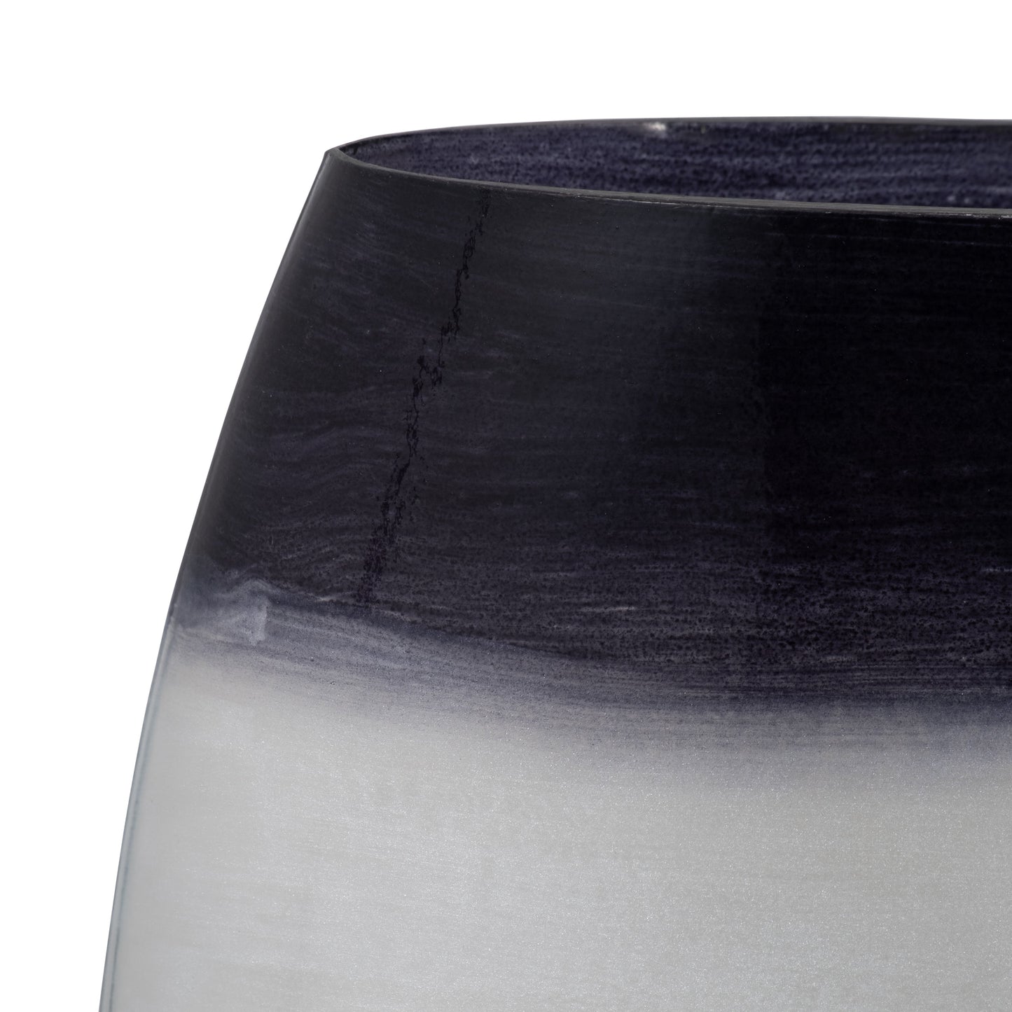 18155-02  Glass, 11''H, Riged Vase, Turqoise( Sagebrook Home  )