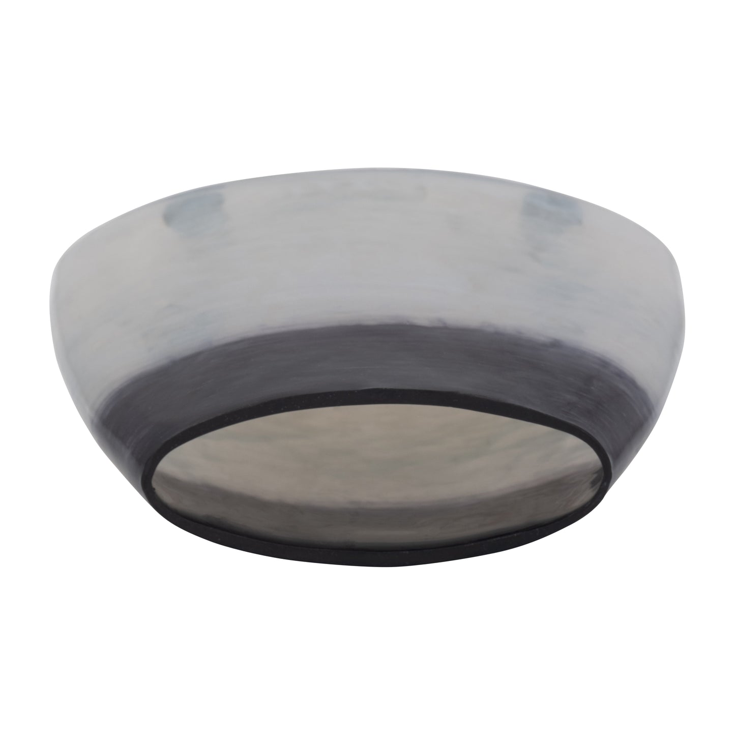 18155-02  Glass, 11''H, Riged Vase, Turqoise( Sagebrook Home  )