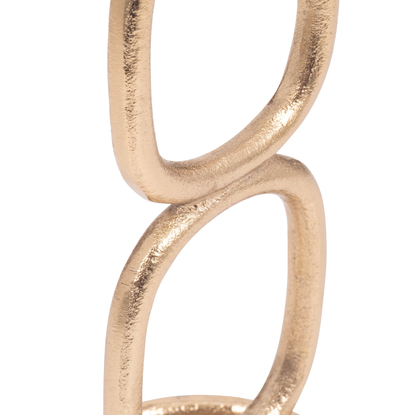 18190-01  METAL, 10" OPEN OVAL TAPER CANDLEHOLDER, COTTON( Sagebrook Home  )