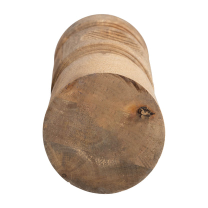 18194-01  WOOD, 20" NOMAD PILLAR CANDLEHOLDER, NATURAL( Sagebrook Home  )