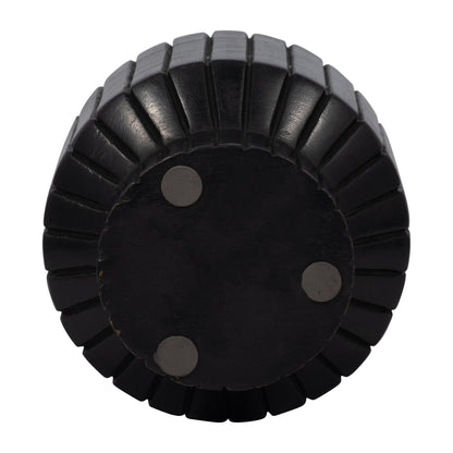 18247-01  WOOD, 12" STACKING SHAPES TAPER CANDLEHOLDER, NATU( Sagebrook Home  )