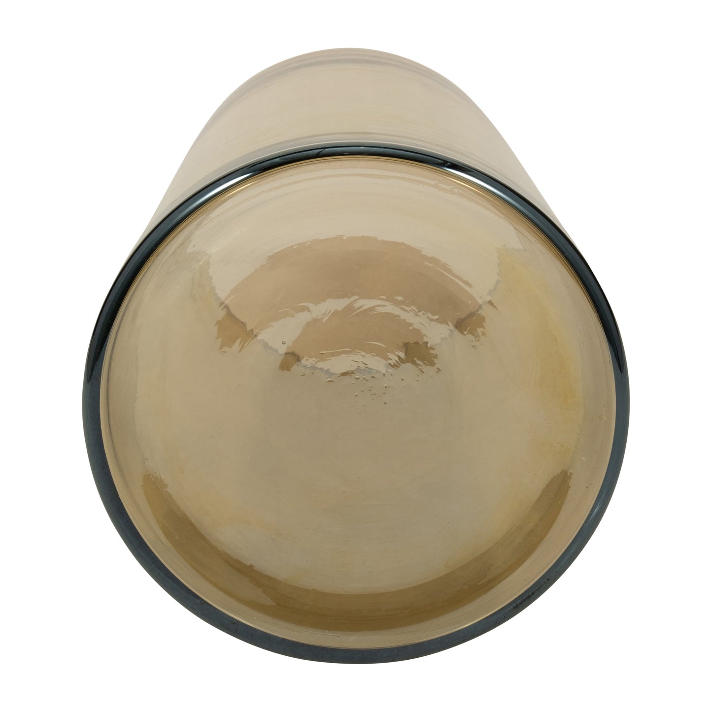 18268-01  GLASS, 8"H MOSAIC VASE, BLUE( Sagebrook Home  )