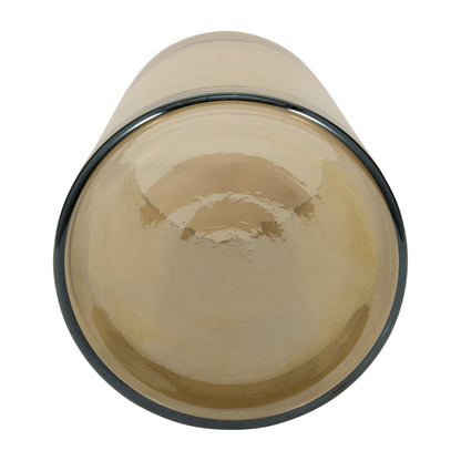 18268-01  GLASS, 8"H MOSAIC VASE, BLUE( Sagebrook Home  )