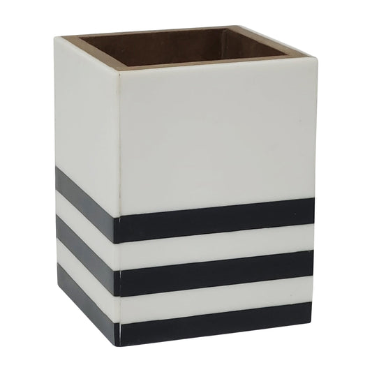 18346-03  RESIN, 5X7 CASCADING WOOD PHOTO FRAME, WHITE( Sagebrook Home  )