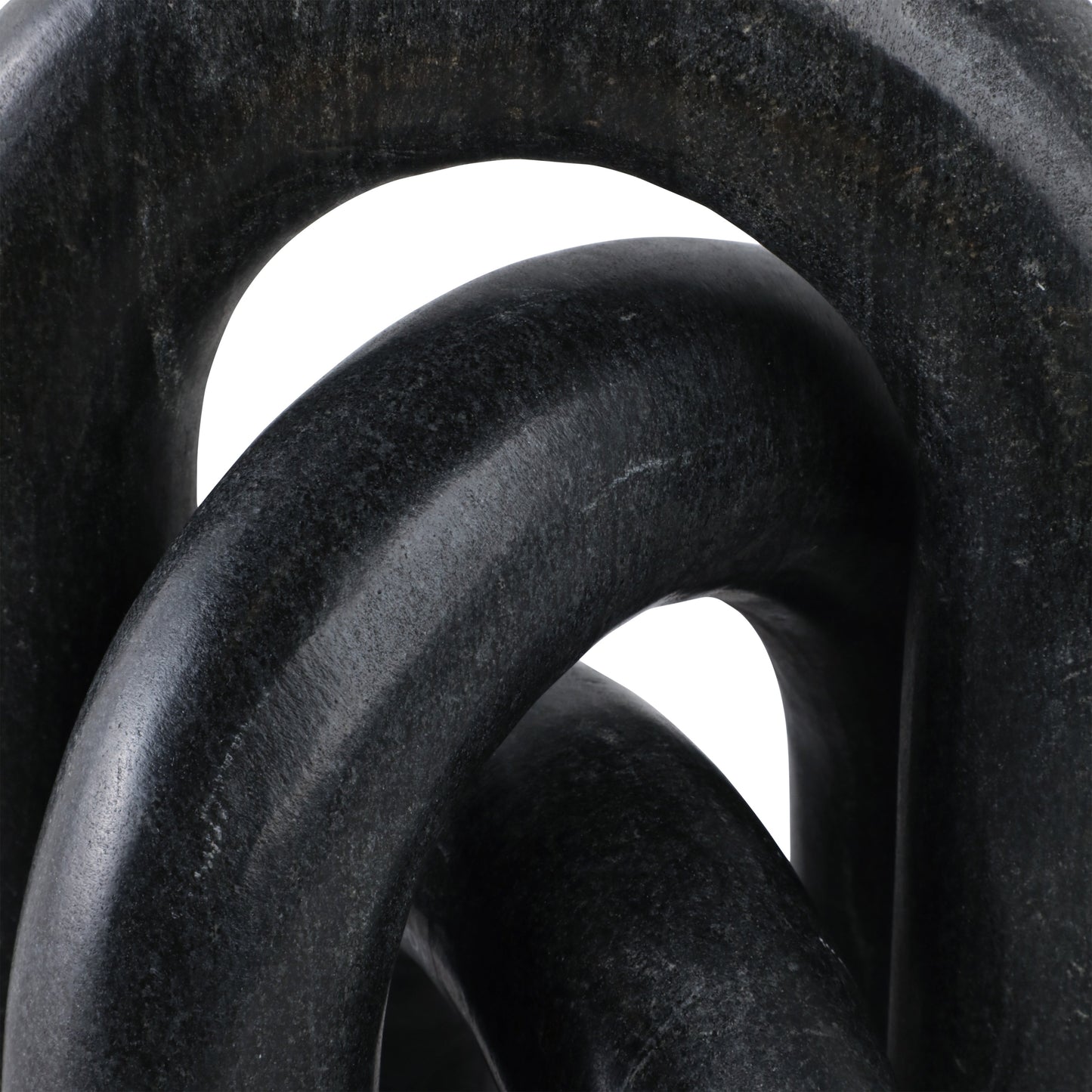 S/3 10" Walton Black Marble Arches