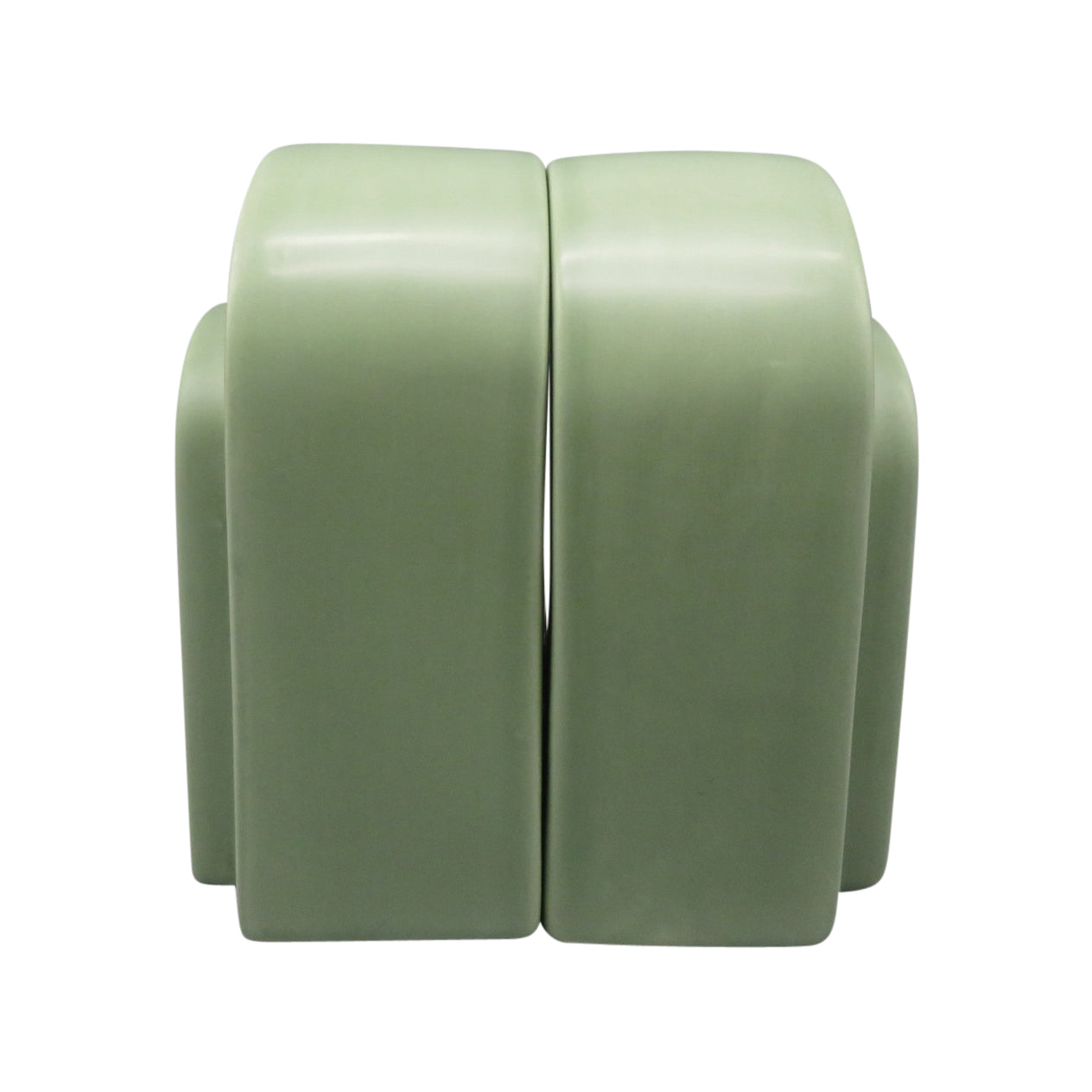 18416-03  CER, S/2 7" ARCH BOOKENDS, WHITE( Sagebrook Home  )