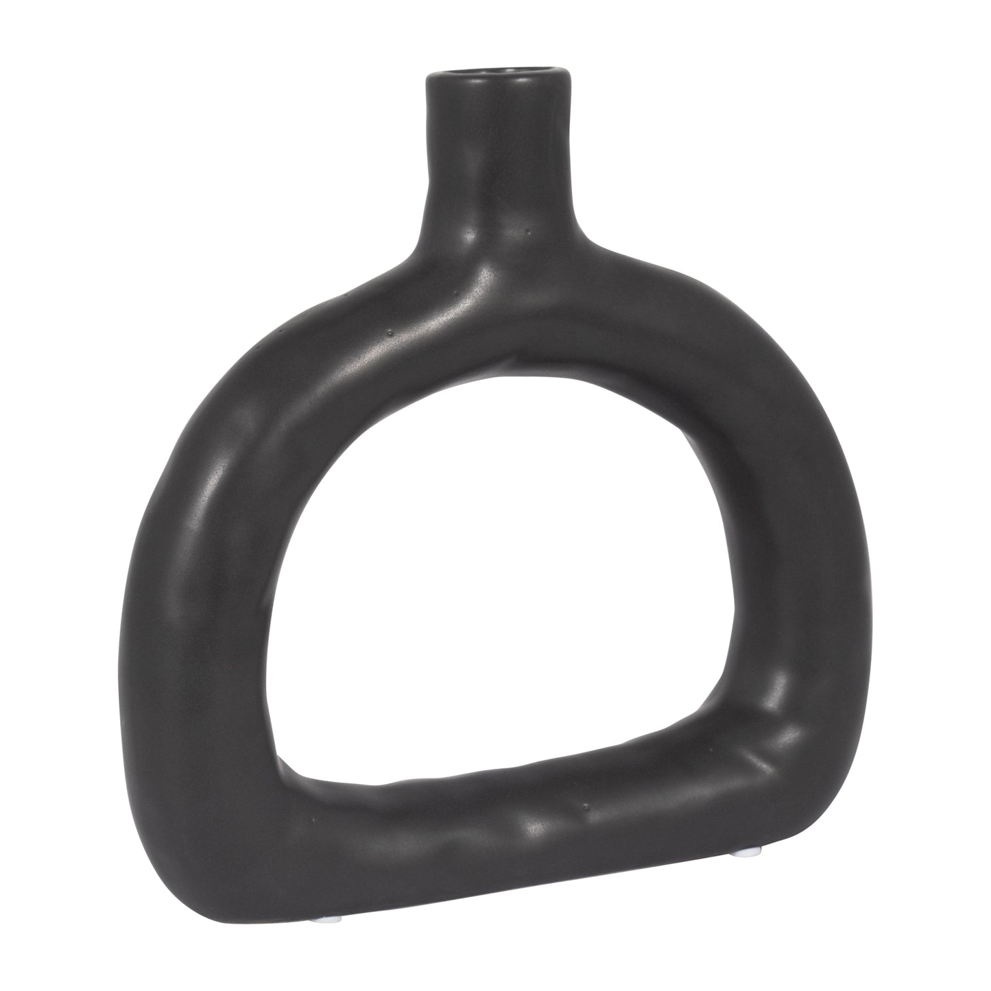 18421-01  CER, 10" BIBENDUM PLANTER, DUSTY ROSE( Sagebrook Home  )