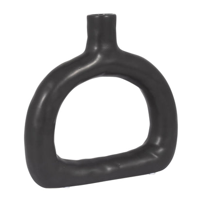 18421-01  CER, 10" BIBENDUM PLANTER, DUSTY ROSE( Sagebrook Home  )