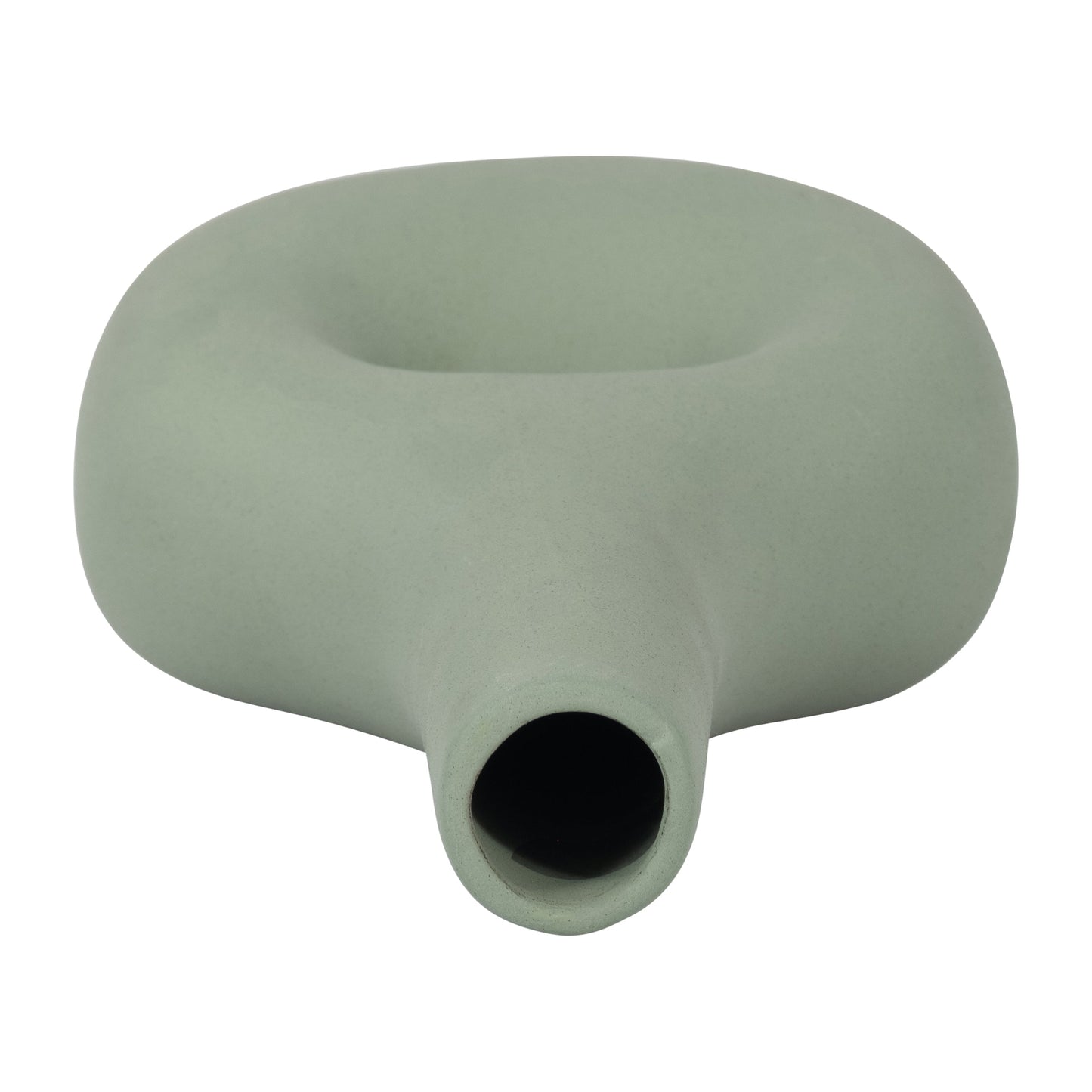 18425-04  CER, 9" OPEN CUT-OUT NOMAD VASE, IVORY( Sagebrook Home  )