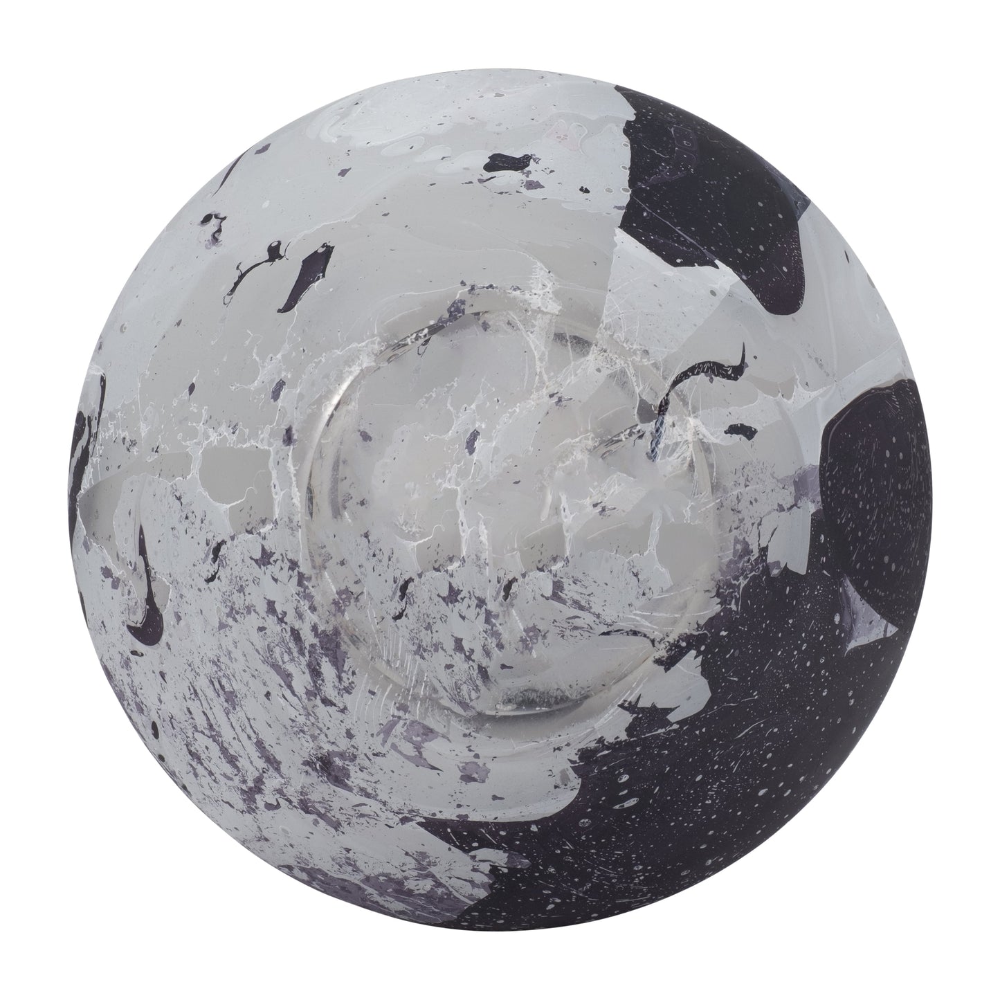 18439-01  GLASS, 11" DIMPLE VASE BLUE( Sagebrook Home  )