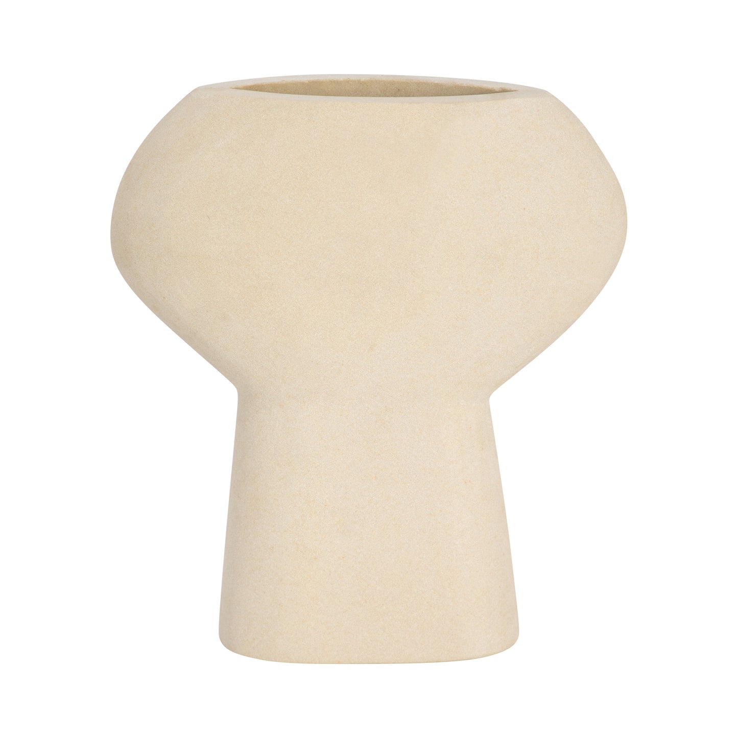 18443-02  STONE & METAL FLOWER DECOR( Sagebrook Home  )