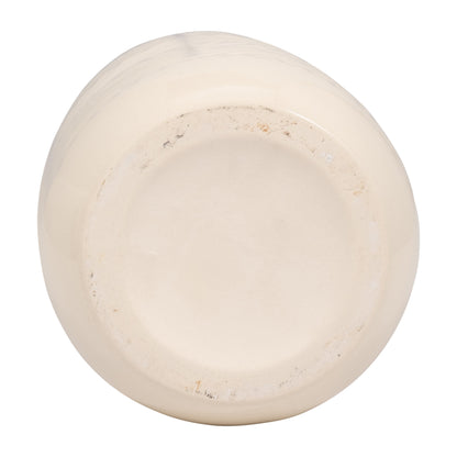 18625-03  CER, 13" FLUTED VASE, WHITE( Sagebrook Home  )