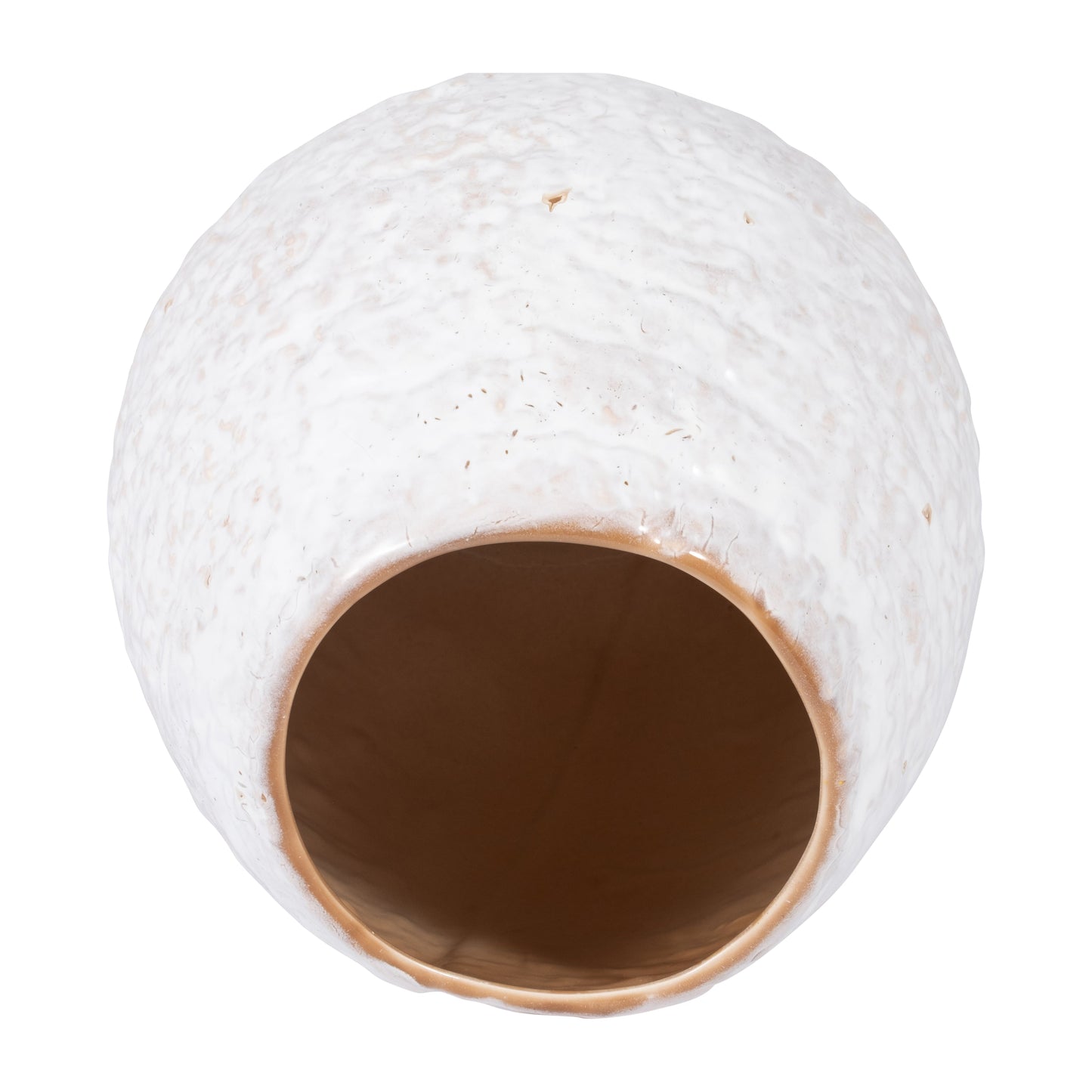 18678-02  CER, 11"H BOUQUET VASE, WHITE( Sagebrook Home  )