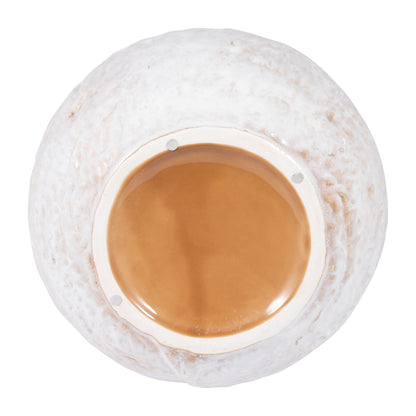 18678-02  CER, 11"H BOUQUET VASE, WHITE( Sagebrook Home  )