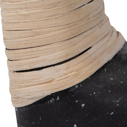 18902-01  ECOMIX, 13" TRENDY VASE, BLACK( Sagebrook Home  )