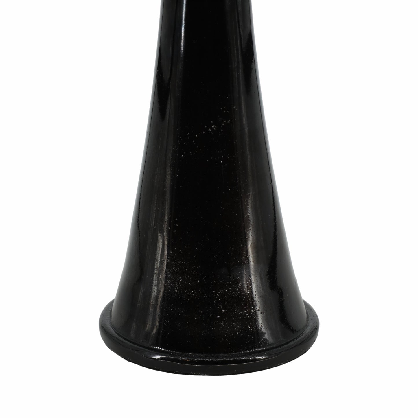 34" Ember Small Black Glass Candle Hurricane