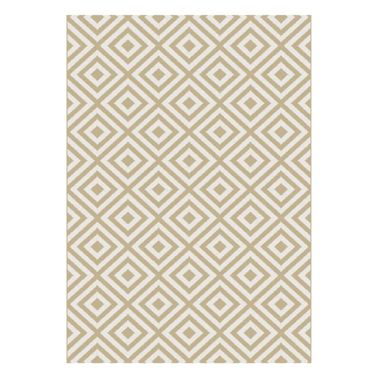 Roots Diamond Beige Rug