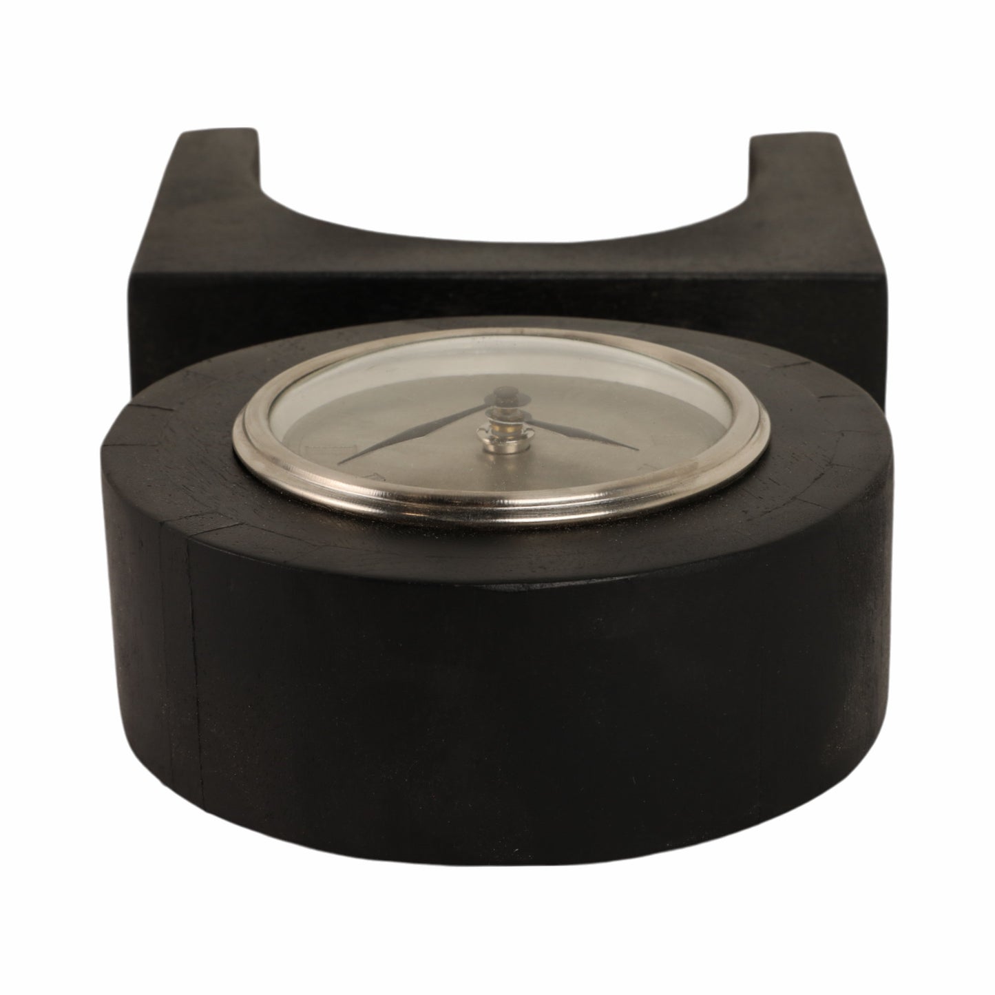 13" Lester Wood Desk Clock