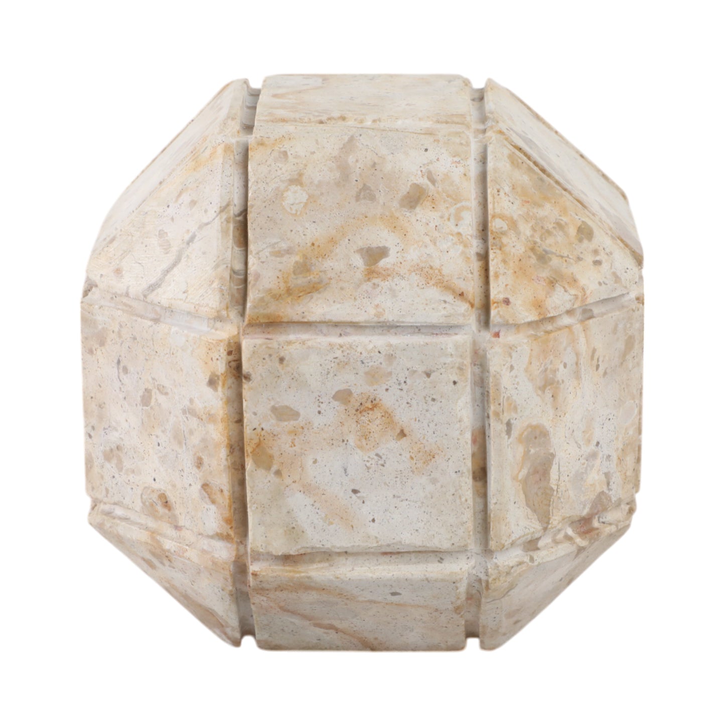 5" Pompano Medium Beige Marble Sphere