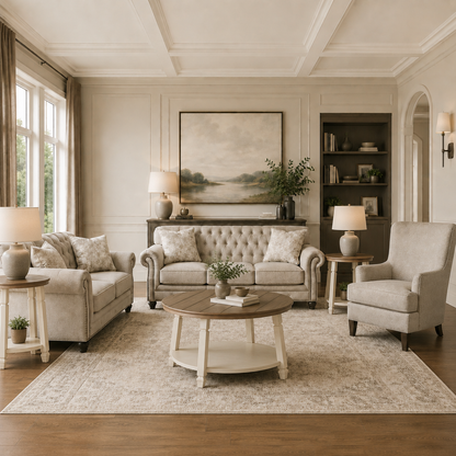 Katahdin Sofa Set with Free OCCASIONAL TABLE SET (3/CN)