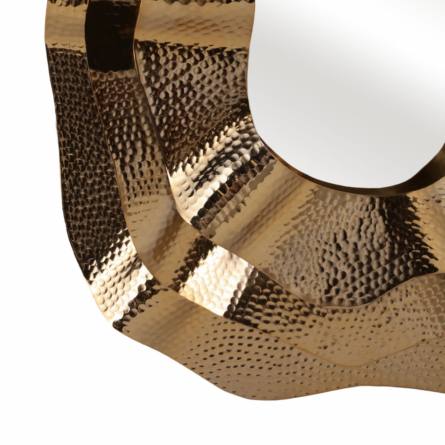 Metal, S/3 17/21/25" Sarasota Gold Mirrors