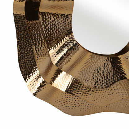 Metal, S/3 17/21/25" Sarasota Gold Mirrors