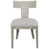 Idris Armless Chair, White
