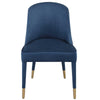 Brie Armless Chair, Sapphire, 2 Per Box