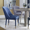 Brie Armless Chair, Sapphire, 2 Per Box