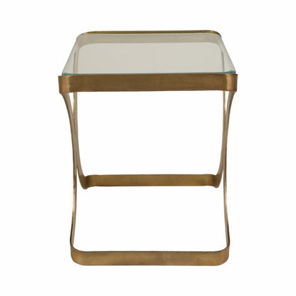 24" Melease Forged Iron Accent Table