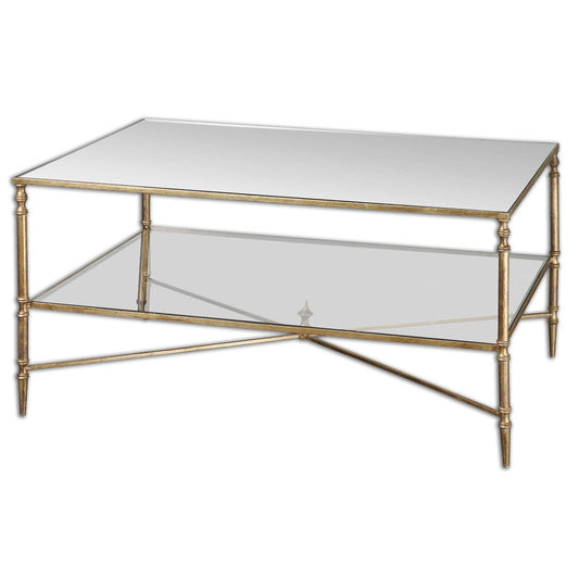 HENZLER GOLD COFFEE TABLE (6568281571424)