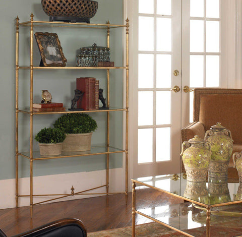 24277-SL-UTT | Henzler 86 W x 157 H x 35 D 4 Shelfs Etagere