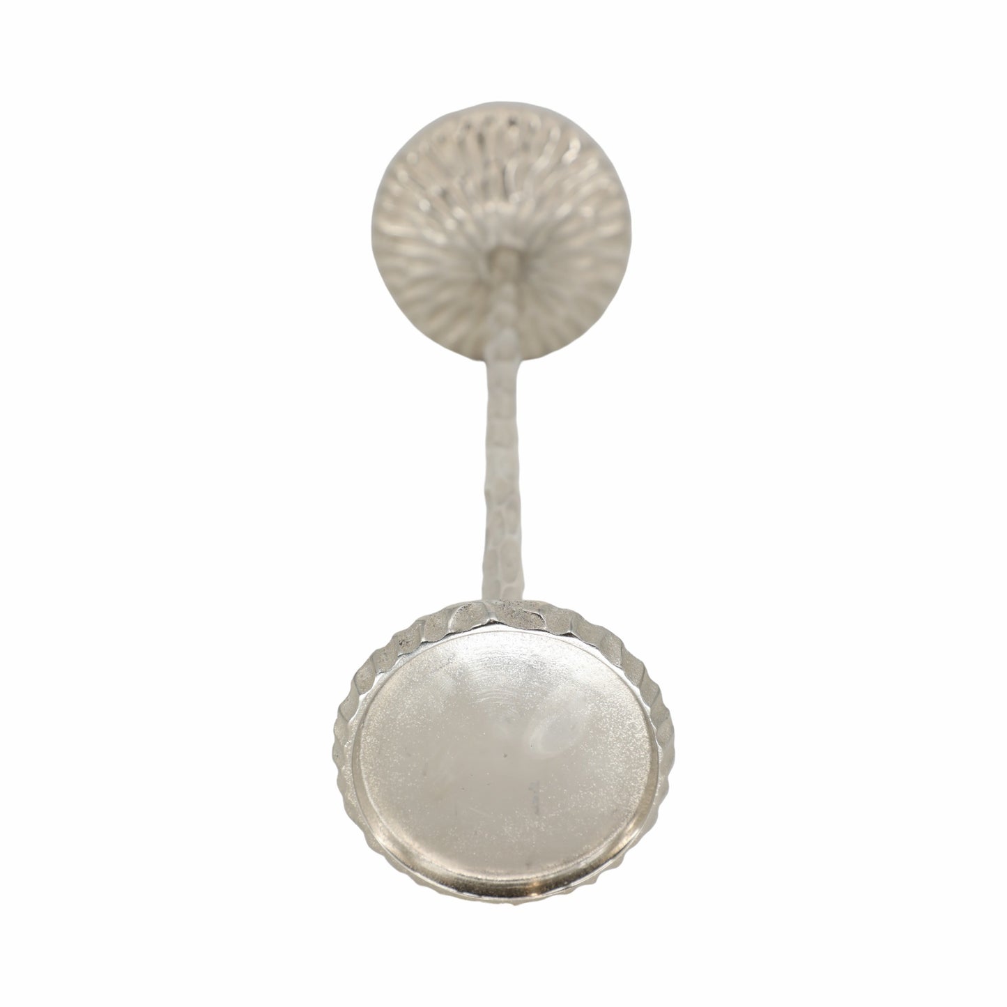 S/3 26/32/40" Crestin Silver Tall Candleholders Kd