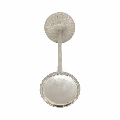 S/3 26/32/40" Crestin Silver Tall Candleholders Kd