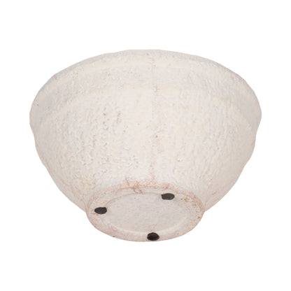 8" 16 Oz Spiced Cranberry Bowl Candle, White