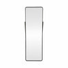 25x69 Rectangular Standing Mirror, Black