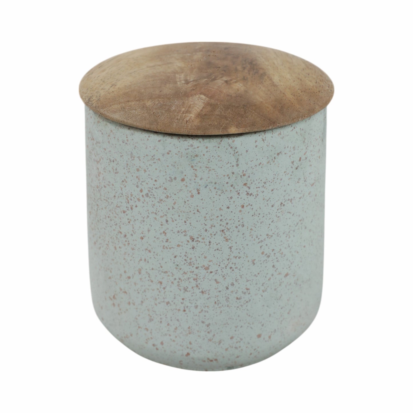 4" 9oz Wild Jasmine & Daisy Tall Cndle W/lid, Blue