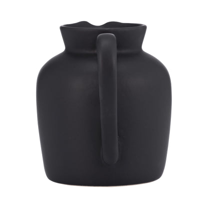 Cer, 5" Pitcher Vase, Black