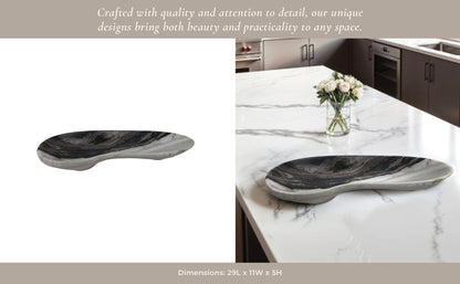 29" Himalayan Marble Tray