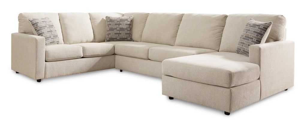 Edenfield White Raf Sectional