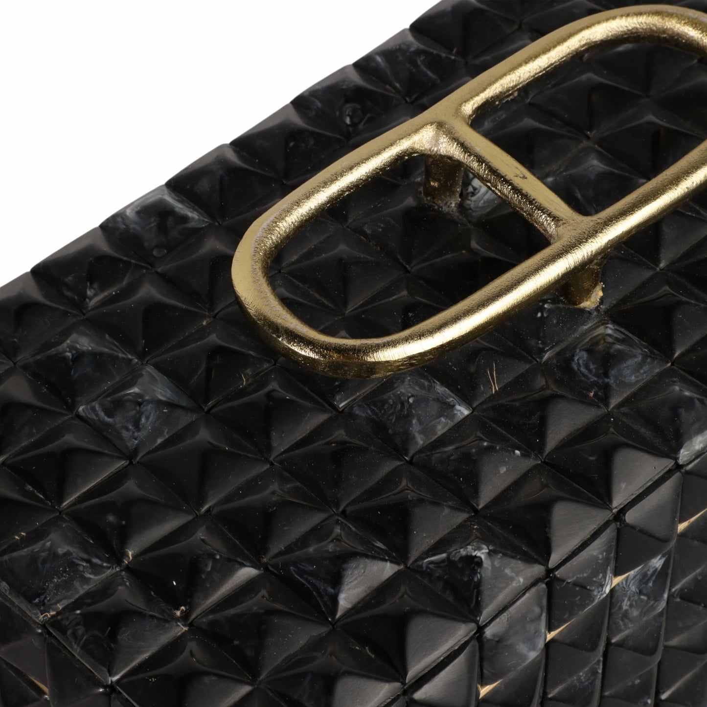 S/2 11/14" Bente Grey Resin Boxes