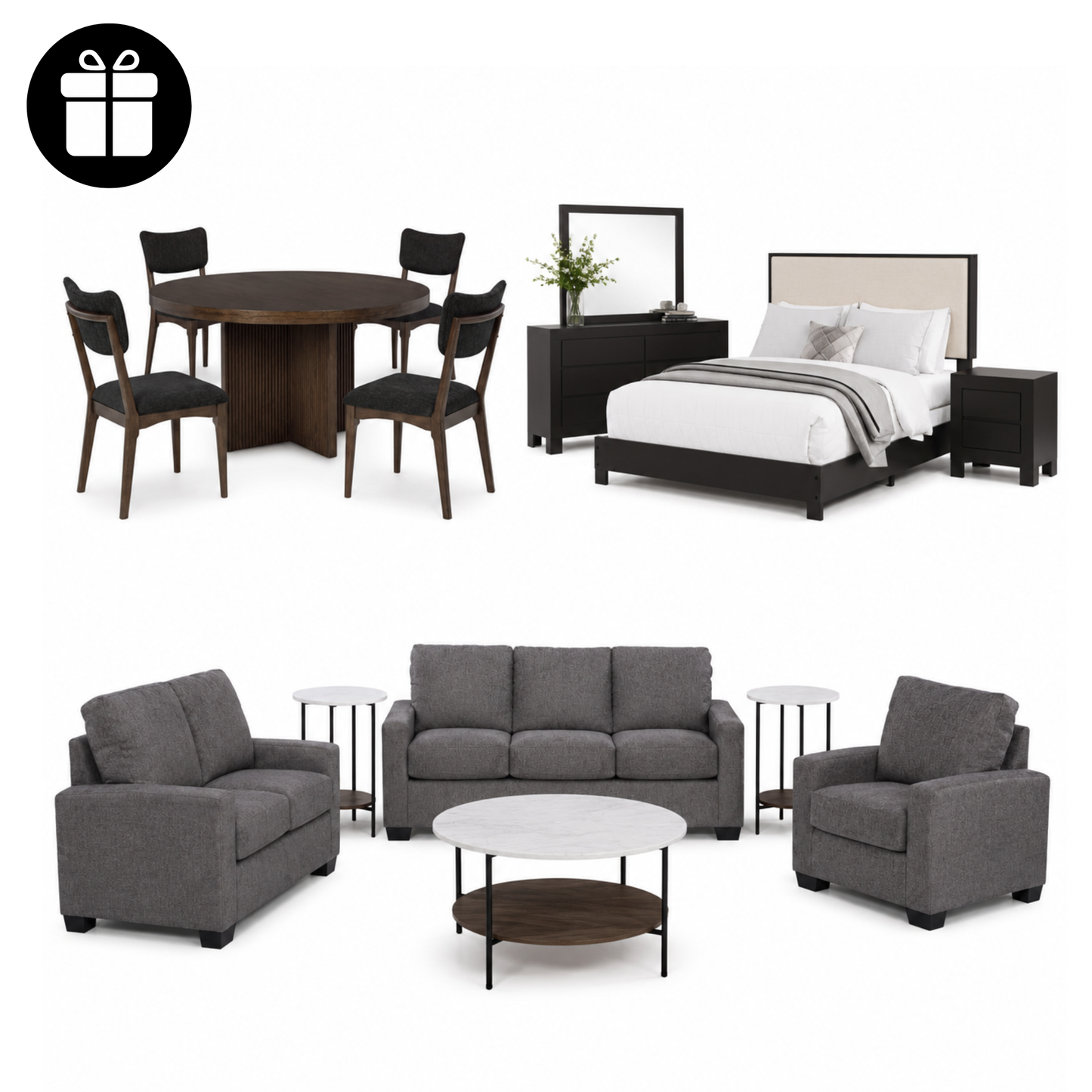 Home in One Collection – Bedroom, Living & Dining Furniture Package3