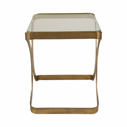 24" Melease Forged Iron Accent Table