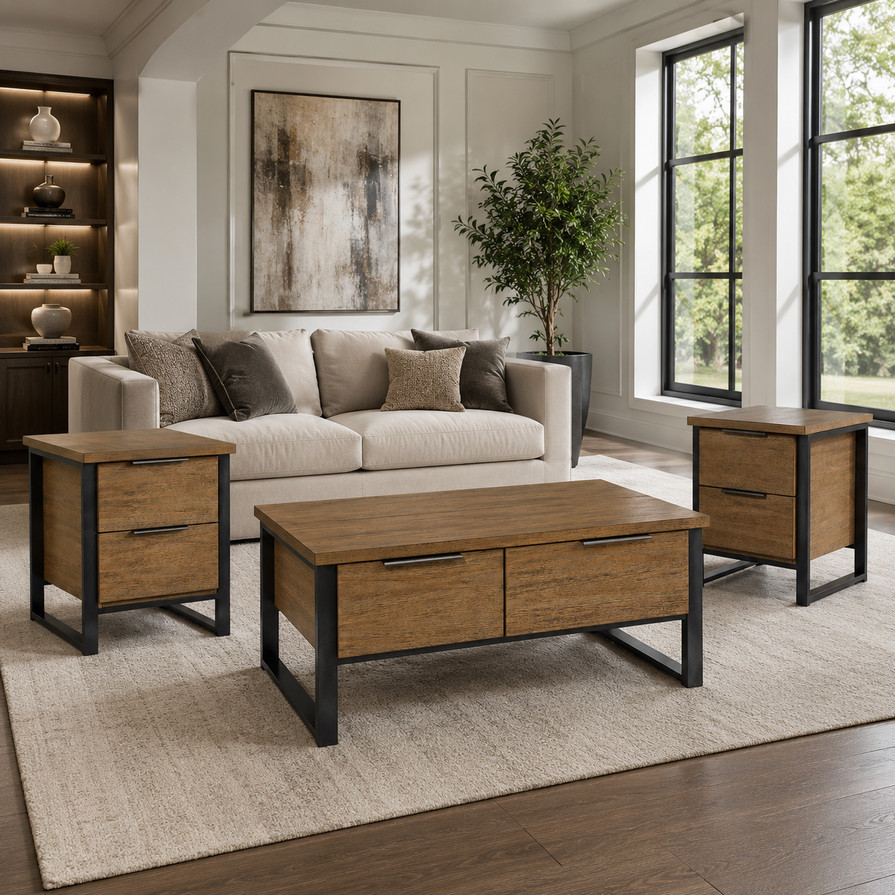 Montia Lift-Top Coffee Table Set