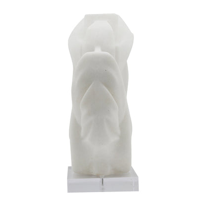 15" LAILA STATUARY, WHITE
