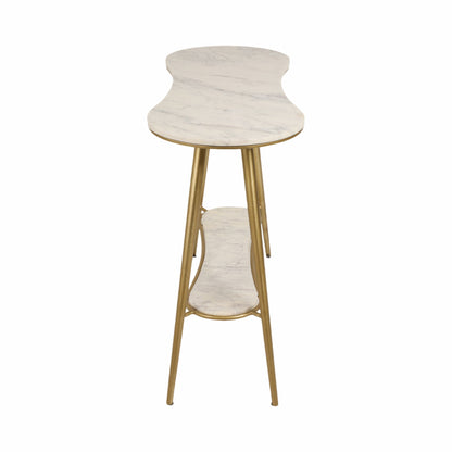 40" Allessa Marble Console Table