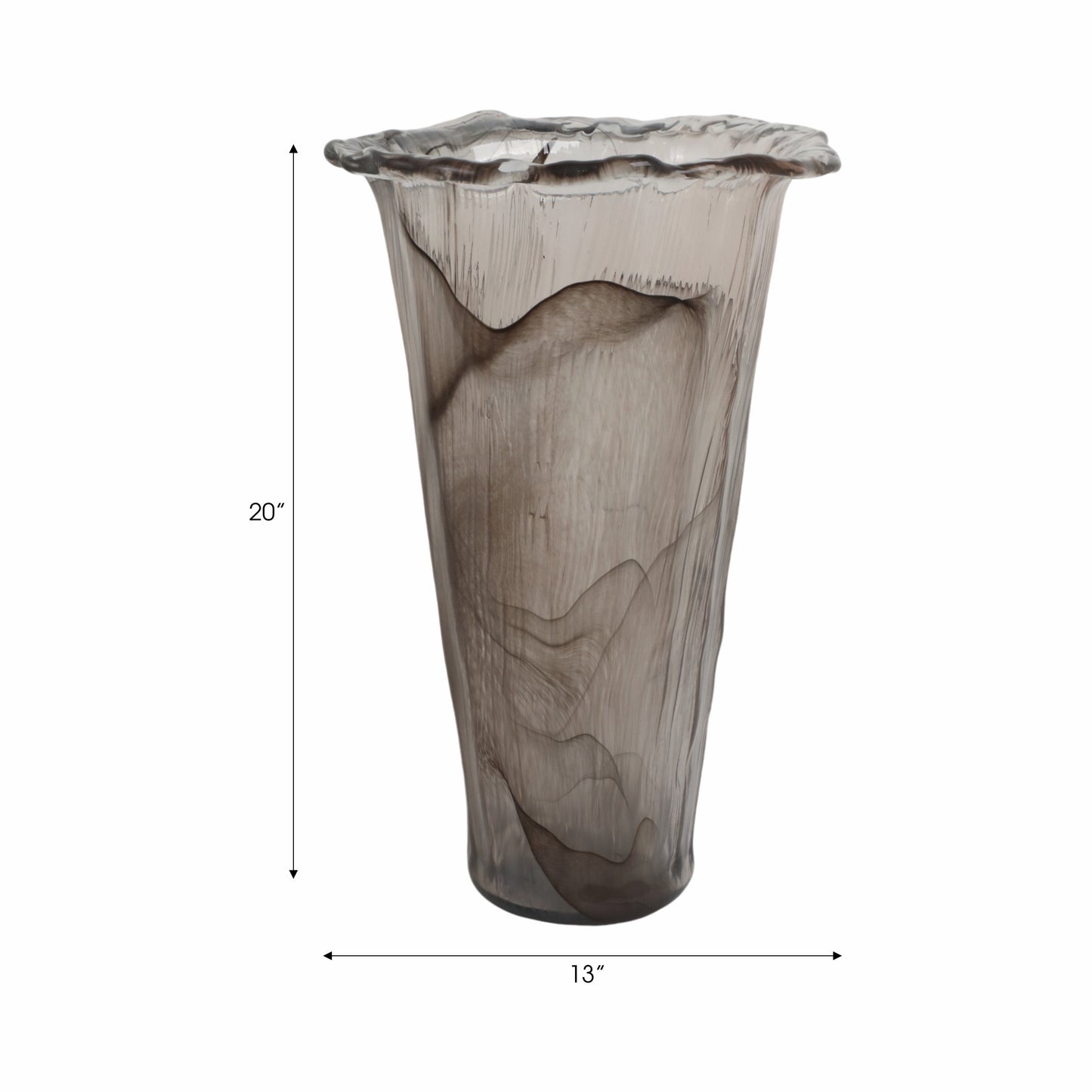 20" Varese Large Italian Art Glass Vase