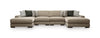 Linenhause 4-Piece Double Chaise Sectional