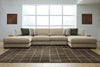 Linenhause 4-Piece Double Chaise Sectional